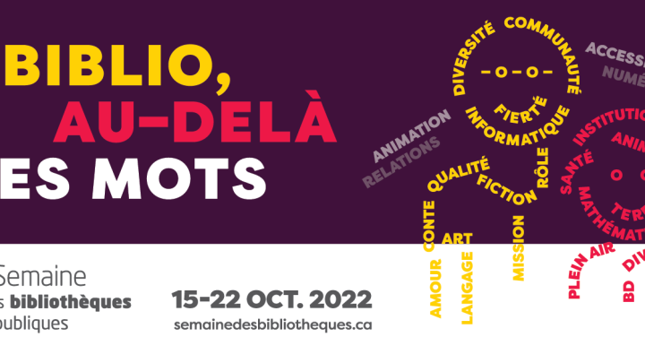 Plusieurs activités gratuites pour la Semaine des bibliothèques publiques
