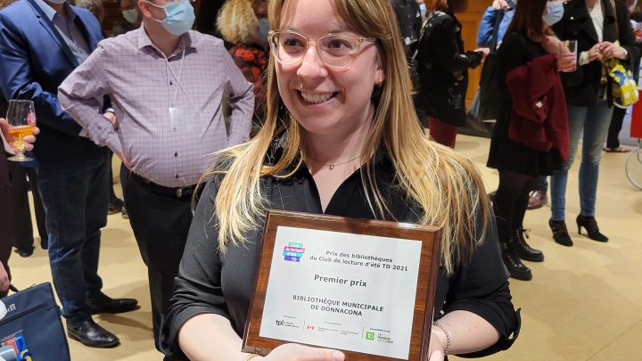La bibliothèque de Donnacona se démarque à nouveau !