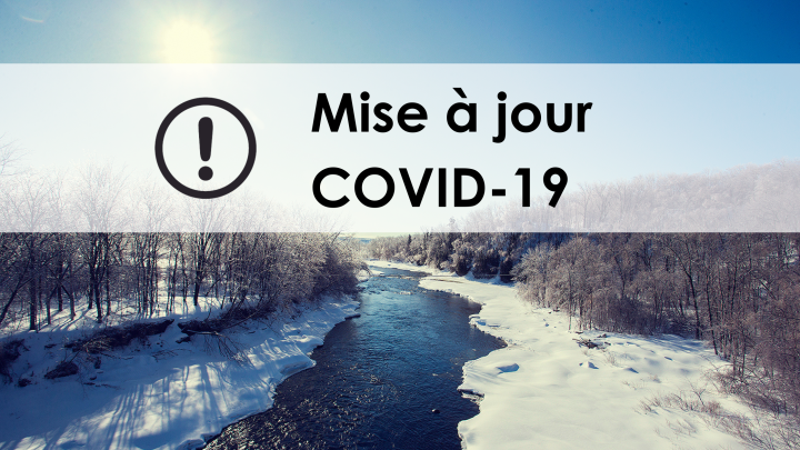 COVID-19 : Mise à jour des mesures restrictives dans nos infrastructures municipales