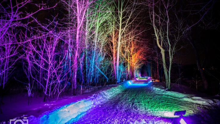 Plaisirs d'hiver Portneuvois : Donnacona se démarque avec son Sentier Lumineux