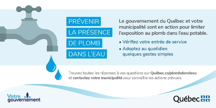 Contribuez au plan municipal de réduction du plomb