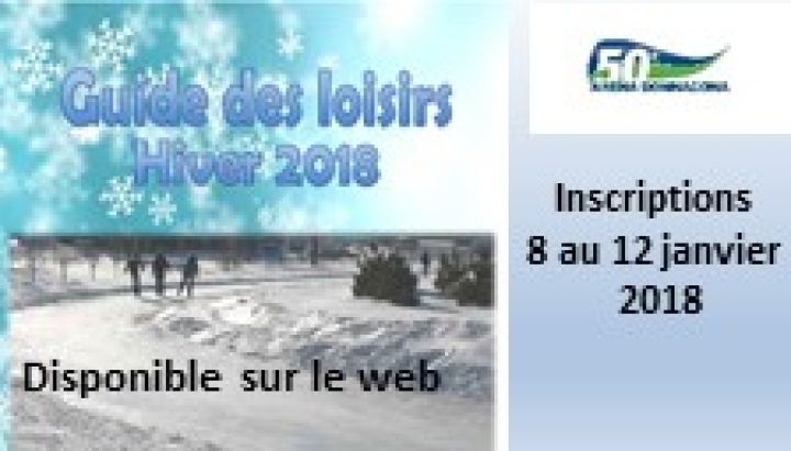 EN CE DÉBUT D'ANNÉE, ON S'ACTIVE-INSCRIPTIONS LOISIRS