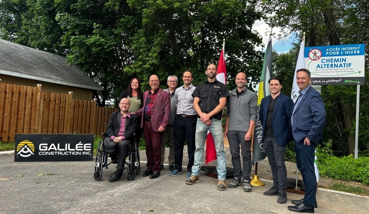 Donnacona inaugure un nouvel accès vers le Parc familial des Berges