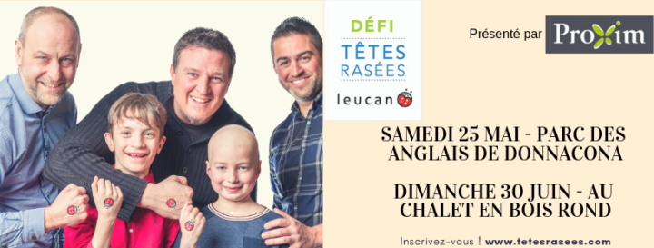 Le Défi têtes rasées : il est toujours temps de vous inscrire ou de faire un don !