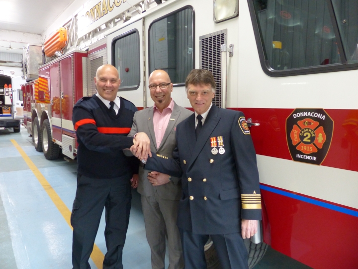 Changement à la direction du service de sécurité incendie de Donnacona