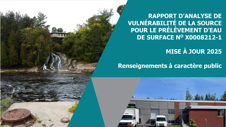 Mise à jour de l'analyse de vulnérabilité de notre source d'eau potable 2025