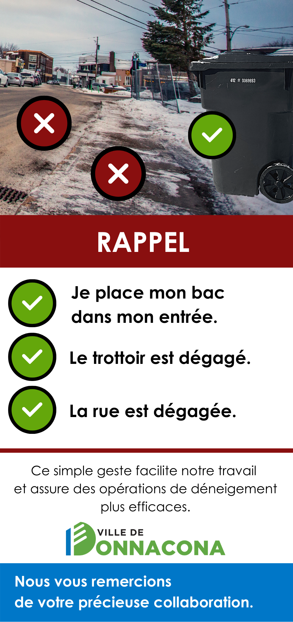 Où dois-je placer mon bac ?