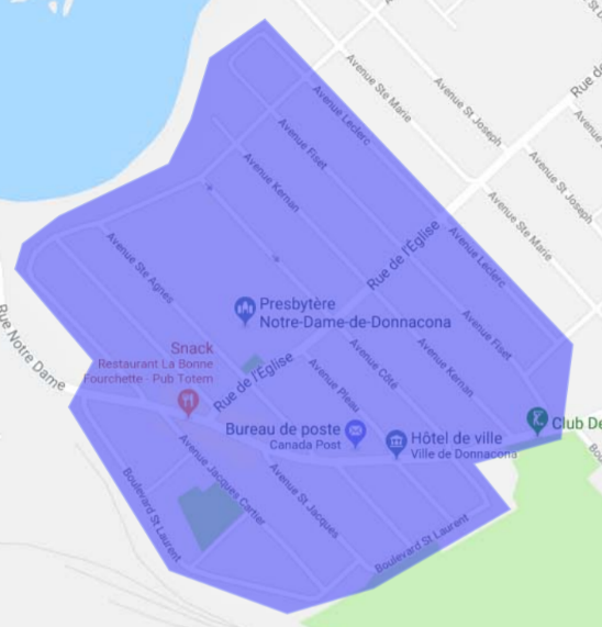 Zone centre-ville - stationnement hivernal